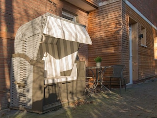 Das lauschige Plätzchen - Eingang Apartment 1 Jan