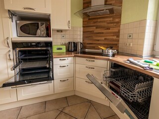 Überdurchschnittliche Küchenausstattung