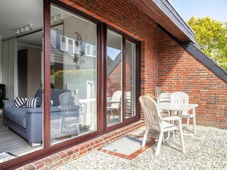 Unsere gemütliche Terrasse Wohnung Galotti - nicht umzäunt !
