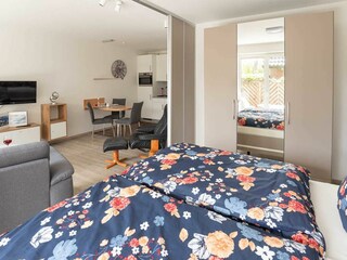 Perspektive zum Wohn/Essbereich