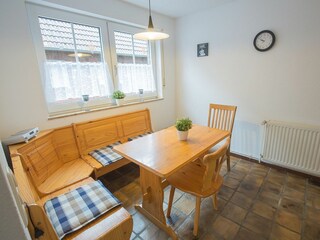 In der Küche Gemütlichkeit