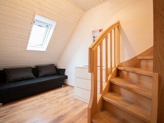 Aufgang zum Schlafzimmer 2 im Dachgeschoß
