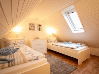 Sclafzimmer 2 im Dachgeschoß