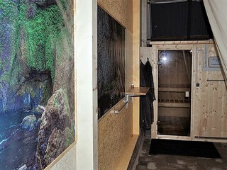 Und auch ein Saunagang ist möglich.