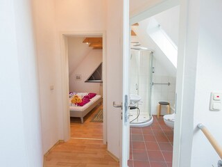 Dielenbereich oben - Zugang Schlafräume und Bad