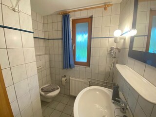 Helles Fenster-Duschbad