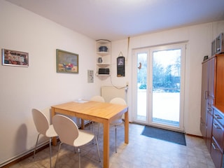 In der Küche - der kleine Essbereich