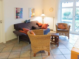 Entspannungsecke vor der Terrasse