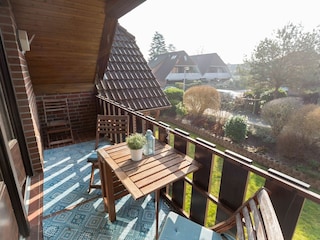 Ihr lauschiges Plätzchen auf dem Balkon