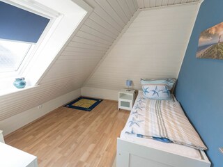 Schlafzimmer drei mit dem Tandembett