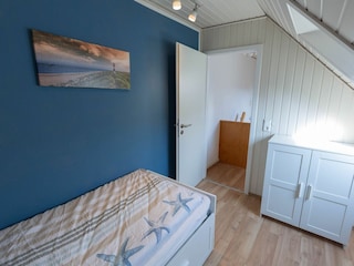 Maritime Farben im Schlafraum drei