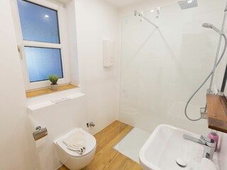 Schickes Fenster-Duschbad - Einstieg ebenerdig