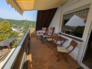 Balkon mit Fernblick