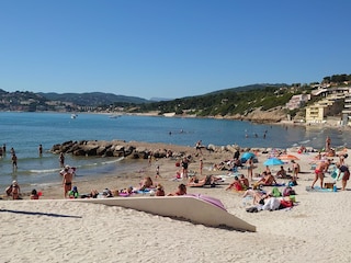 Strand, 10 Minuten zu Fuß