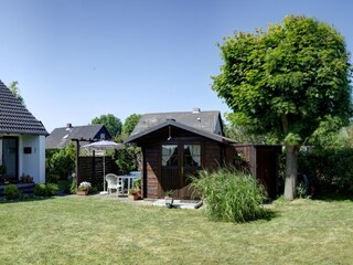 Im Gartenhaus können Sie Ihre Fahrräder unterstellen