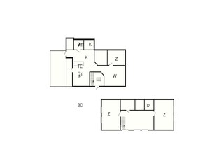 Vakantiehuis Onsala Grondplan 7