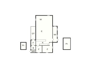 Vakantiehuis Dannemare Grondplan 3