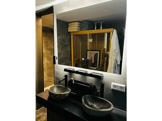 Badezimmer mit Sauna