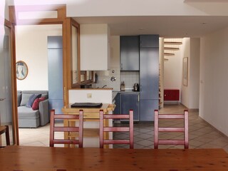 Essbereich mit Küche