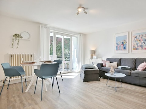 Ferienwohnung Ferienhaus Bergstraße 62 Appartement 5 Tide am Park
