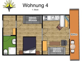 Holiday apartment Pfronten Floor Plan 34