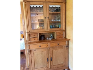 Wohnzimmer Ferienwohnung Lautertalblick