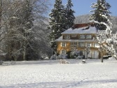 Ferienhaus im Winter