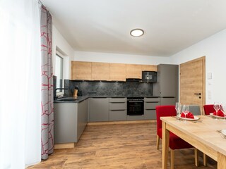 Voll ausgestattete Küche