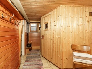 Saunabereich im Keller