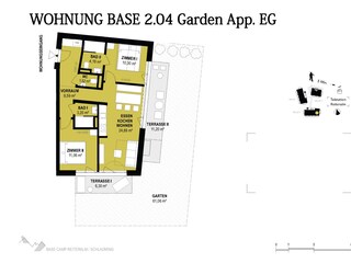 Grundriss Reiteralm BASECAMP weitere Bilder folgen
