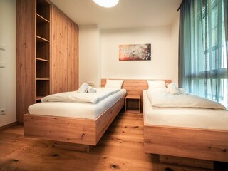 Einzelbett oder Doppelbett möglich