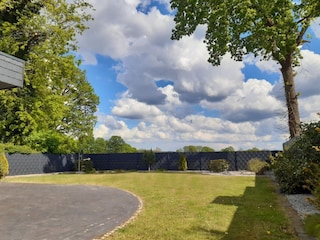 Eingezäunter Garten