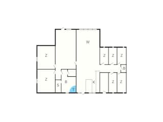 Casa de vacaciones Fjellerup Strand Plano de planta 3