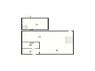 Vakantiehuis Tønder Grondplan 12