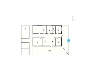 Casa de vacaciones Saltum Plano de planta 3