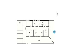 Casa de vacaciones Saltum Plano de planta 2