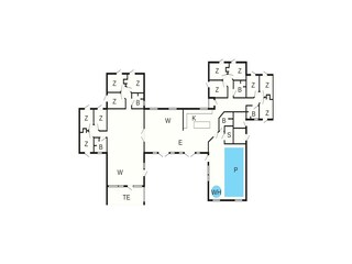 Ferienhaus Fjellerup Strand Grundriss 3
