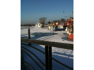 Niendorfer Hafen im Schnee