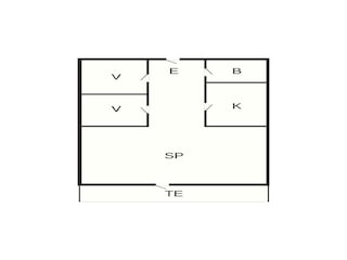 Vakantiehuis Nørlev Strand Grondplan 43
