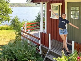 Ferienhaus Rimforsa Außenaufnahme 10