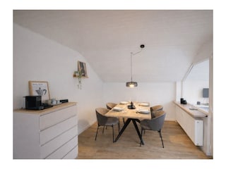 Essbereich im Wohnzimmre