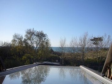 Ferienhaus mit privatem Strandzugang