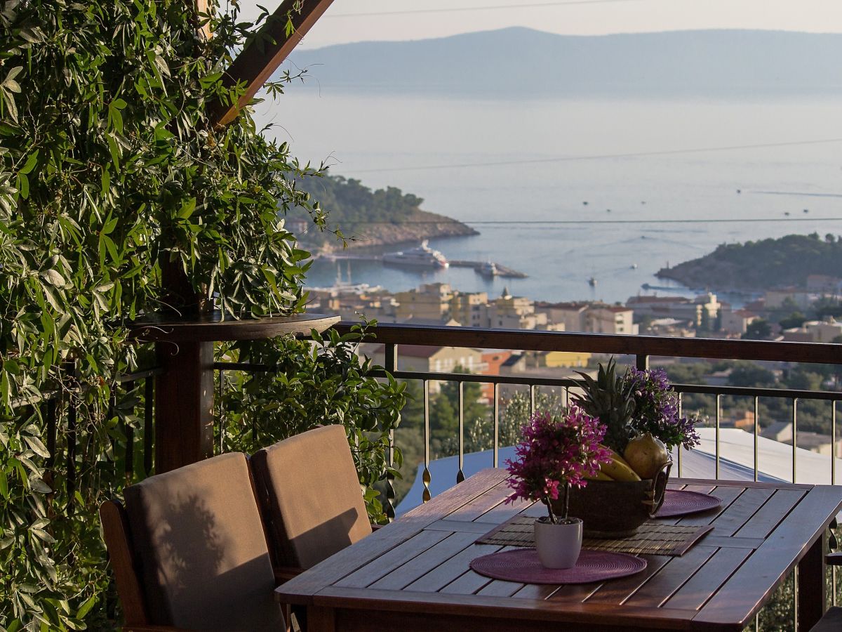 Die Terrasse mit Meerblick