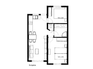 Bungalow Costa Calma Pianta del piano 21