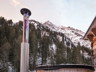 HotTube auf der Terrasse vom Chalet Unterboden 5