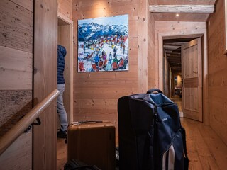 Langer Flur im Vitalchalet Edelweiss