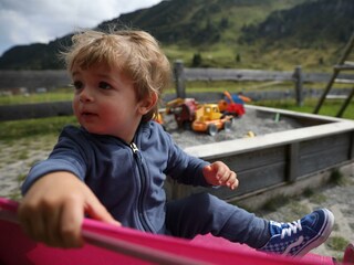 Hauseigener kleiner Spielplatz