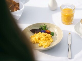 Frühstück auf der Terrasse