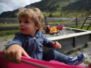 Hauseigener kleiner Spielplatz