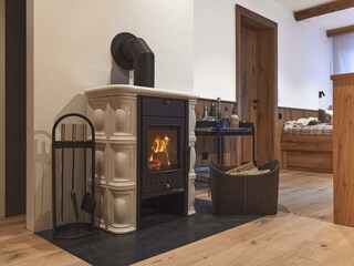 Wohnraum im Apartment Auszeit